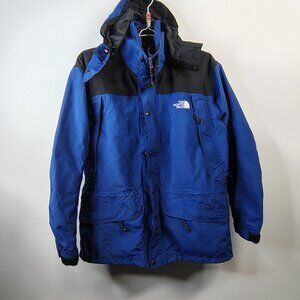 VINTAGE The North Face Mountain Light Jacket Mens Blue Black Goretex Ski Snow